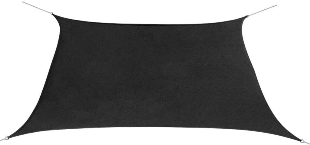 Symple Stuff 3.6m x 3.6m Rectangular Shade Sail Anthracite 3.6cm W X 3.6cm D