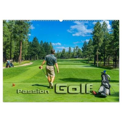 Passion Golf (Wandkalender 2027 DIN A2 quer), CALVENDO Monatskalender