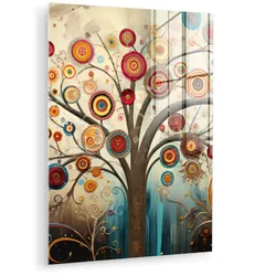 ACRYLGLASBILD Baum - Baum des Lebens - Farbe 60x80 cm
