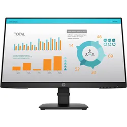 HP P24 G4 (1920 x 1080 Pixel, 23.80"), Monitor, Schwarz