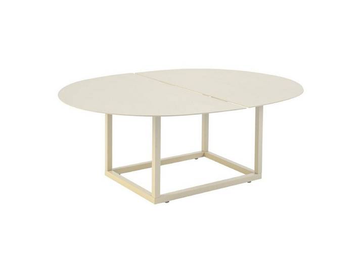 Brafab Couchtisch, Stabiles, rechteckiges Aluminiumgestell mit Stellschrauben