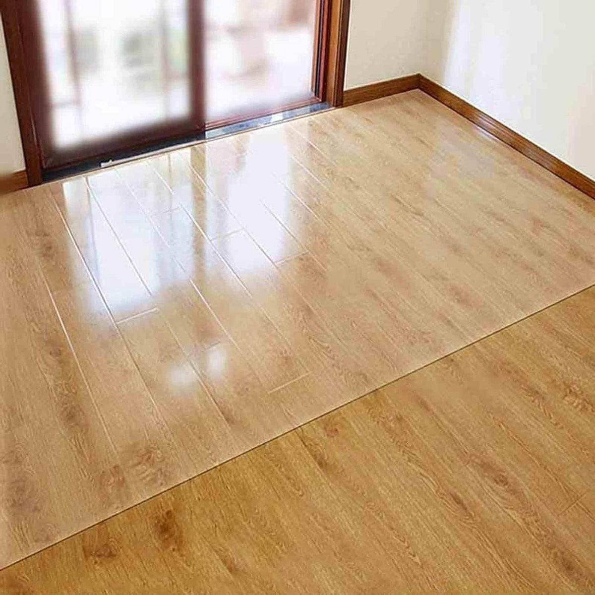 Transparante antislip vloerbeschermer voor bureaustoel van PVC