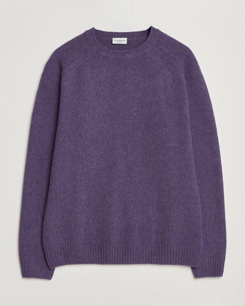 Morgano Brushed Wool Crewneck Purple