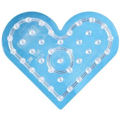 hama Stiftplatte Herz für Maxi-Perlen transparent