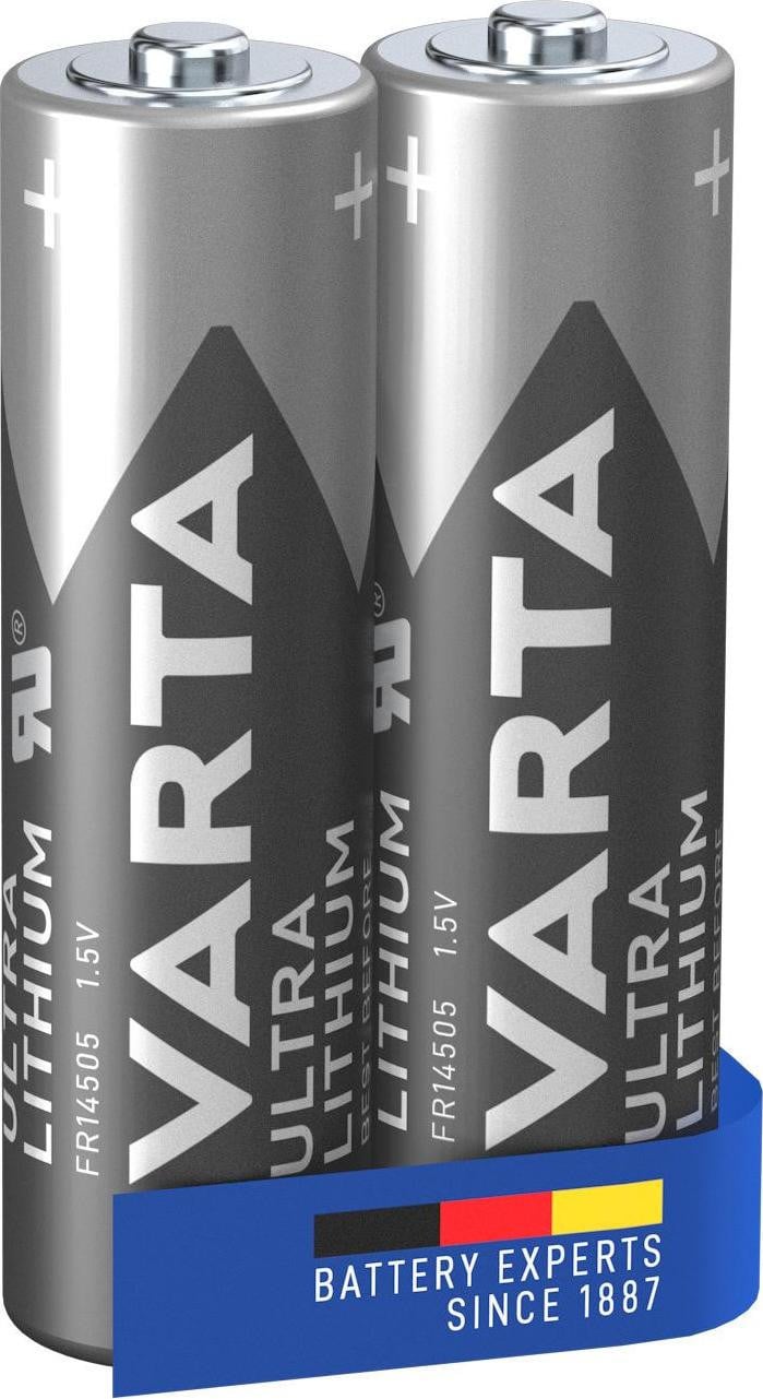 Varta Professional Lithium Mignon AA Batterijen 2 stuks
