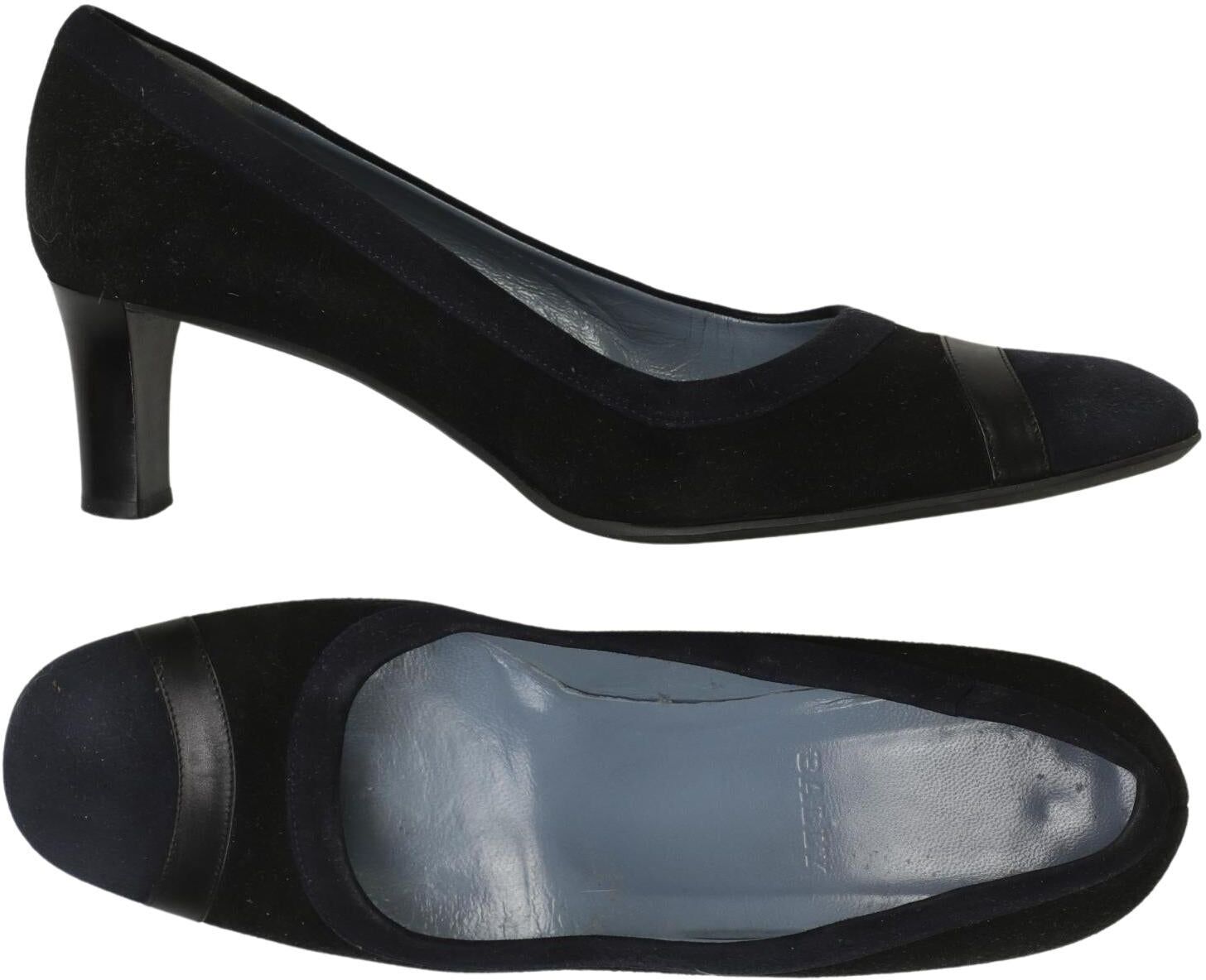 Bally Damen Pumps, Schwarz, Gr. EU 38.5, kein / Etikett - Second Hand