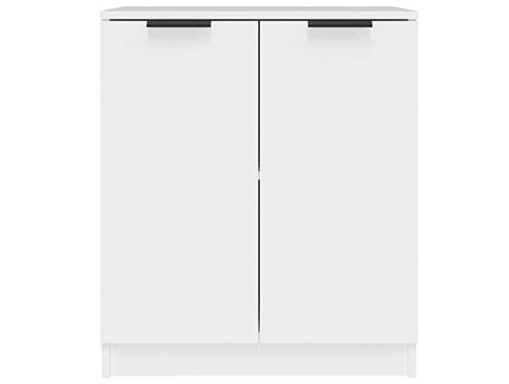 KTHLBRH Anrichte weiß 60 x 30 x 70 cm Technisches Holz Leicht zu reinigen, großer Raum, multifunktionales Wohnzimmermöbel, Konsole