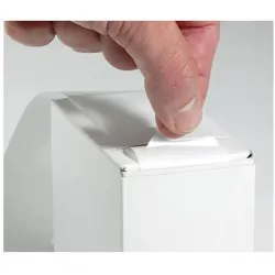 Transpak, Etiketten, Verschlussetiketten Durchmesser 30mm PE-Folie transparent