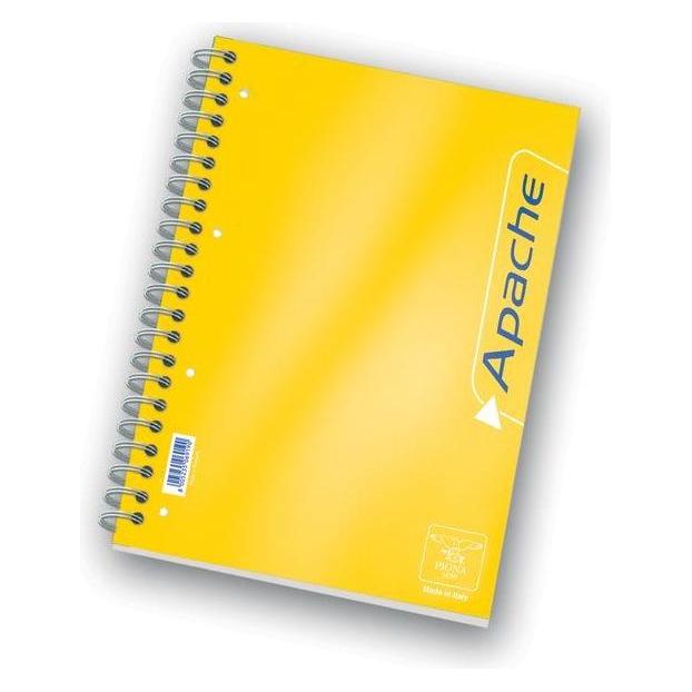 Pigna Packung mit 3 Apache A4 Notizbüchern (A4, Kariert, Weicher Einband) (02138065M)