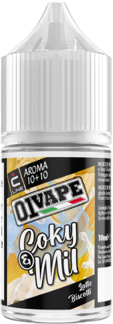 01 Vape Coky & Mil Aroma Mini Shot 10ml Latte Biscotti Burro