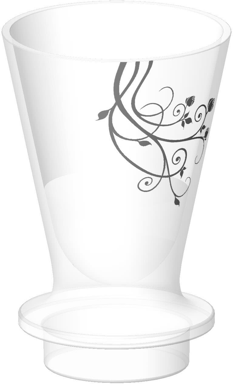 Dornbracht Ersatzglas mit Dekor für Glashalter, Accessoires, 08900002184,