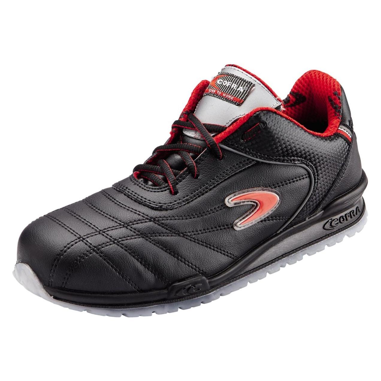 Cofra unisex S1P Sicherheitsschuhe "MEAZZA" RUNNING schwarz Grösse 43 (S1P, 43) (10002845209993)