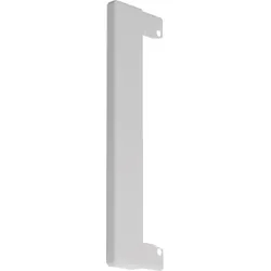 Hager BR130WK7035 Abschlussstück für Wand-Blende zu BR/A/H/S/N Breite 130mm Stahlblech lichtgrau