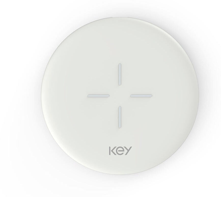 Key 10W Trådløs Qi Oplader - Hvid