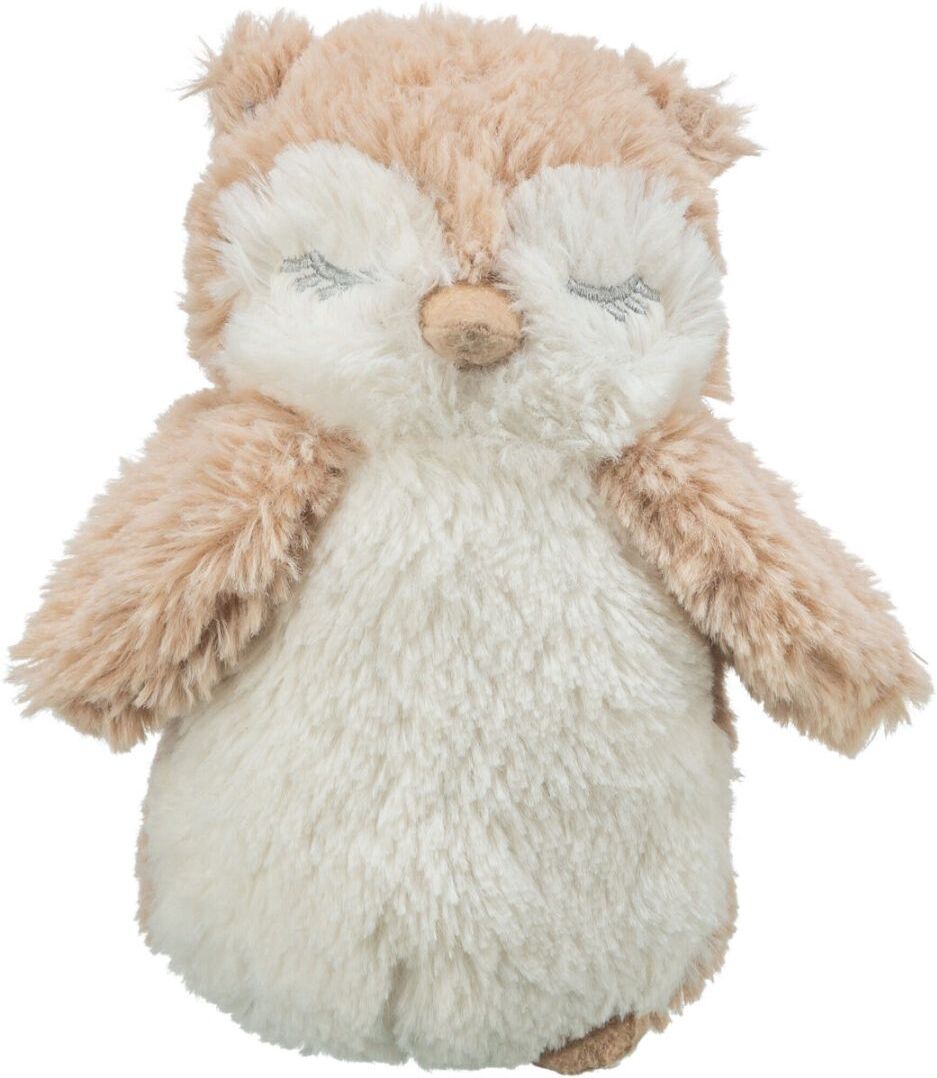 TRIXIE Hundespielzeug Plüsch-Eule, 18 cm