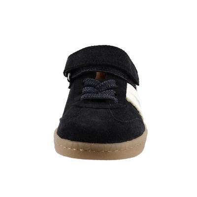 Sneaker LURCHI "Lurchi Sneakers low", Kinder, Gr. 34, schwarz (navy), Leder, Schuhe Sneaker