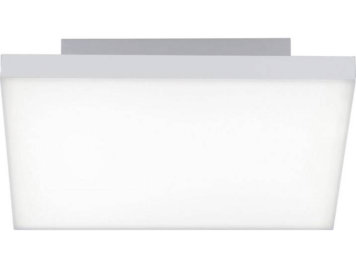 JustLight LED Deckenleuchte Canvas weiß 29,5 x 29,5 cm dimmbar