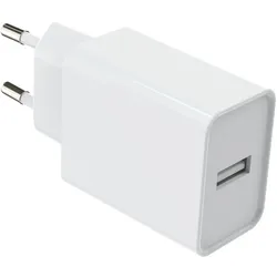DLH USB-A 2.4A 12W 1 PORT CHARGER (12 W, 1 Port), USB Ladegerät, Weiss