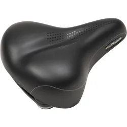 Velo Base Komfortsattel Damen  schwarz / grau/weiss