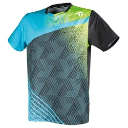 Tibhar TT-Shirt Paint schwarz/hellblau M - M