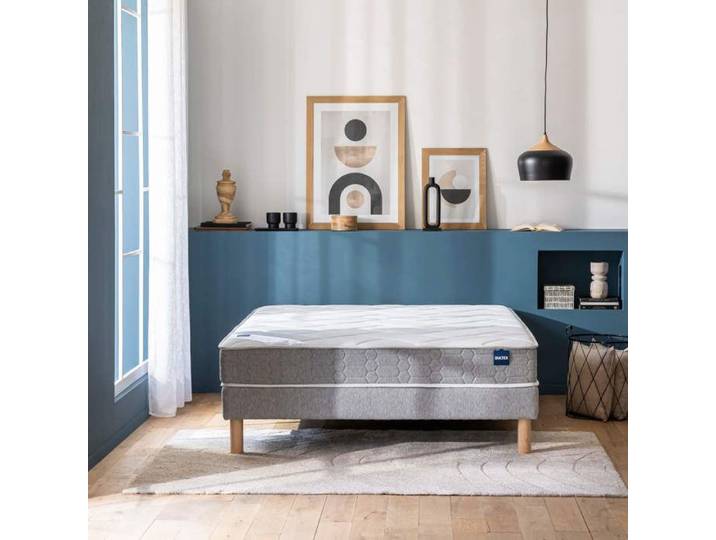 Ensemble sommier et matelas 140x190 cm mousse ferme Bultex Tracky