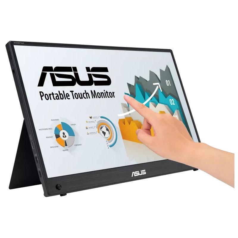 16" (40,64cm) Asus ZenScreen MB16AMTR schwarz 1920x1080 1x Micro HDMI / 1x USB-C mit Displayport