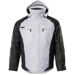 MASCOT Frankfurt Winterjacke UNIQUE Weiß / Dunkelanthrazit 4XL - 12035-211-0618-4XL - Weiß / Dunkelanthrazit