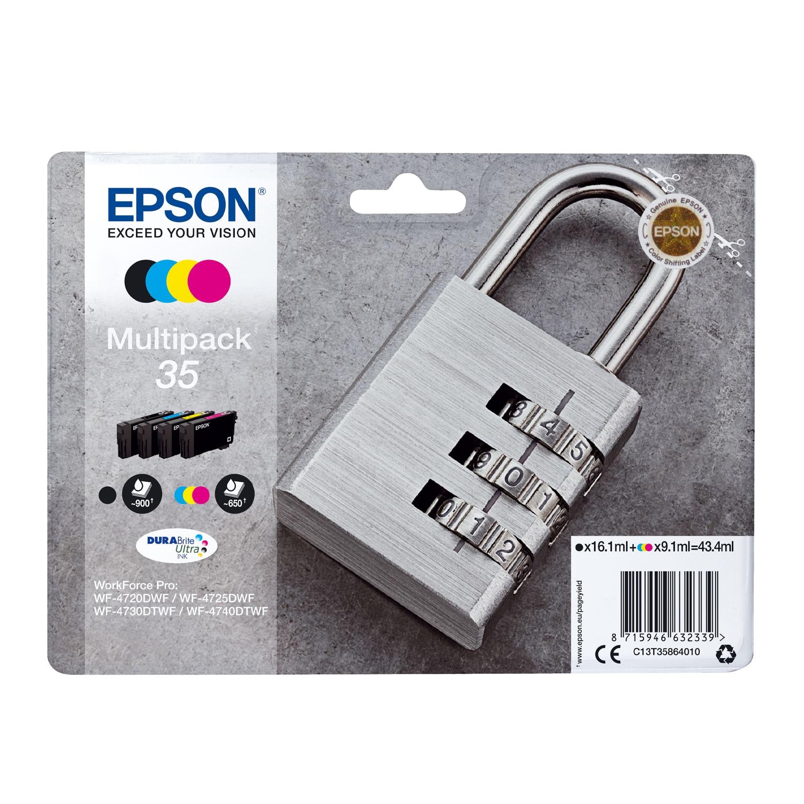 Epson C13T35864010 Schloss Multipack Druckerpatrone