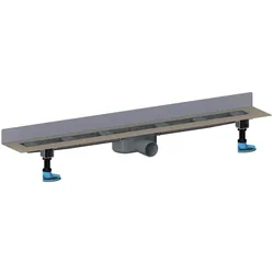 Dallmer Duschrinne CeraLine Nano W 900 mm, Edelstahl 1.4301, DN 50, Wandmontage, Selbstreinigungseffekt