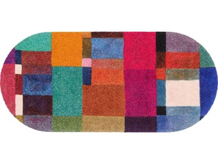 Wash+Dry Fußmatte, Mosaique 70x150cm, bunt