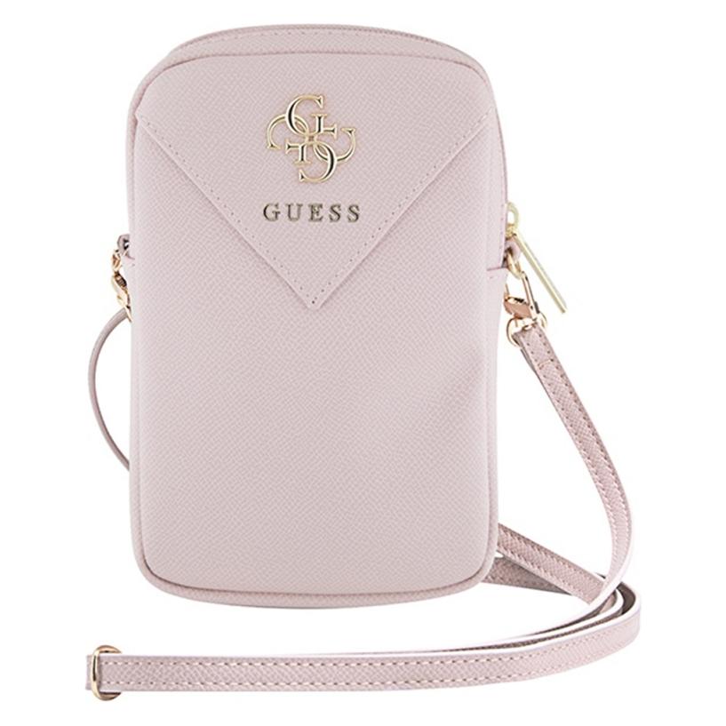 Guess Torebka GUWBZPGSTEGP różowy/pink Zip Triangle 4G (Universal) (1467198017)