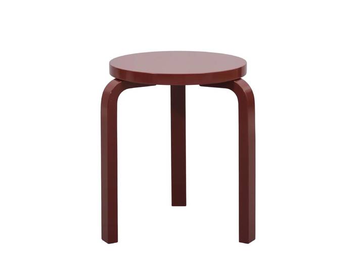 ARTEK tabouret STOOL 60 bordeaux laqué [DERNIÈRE PIÈCE]