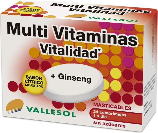 Vallesol Multi Vitaminas + Ginseng 24 caps