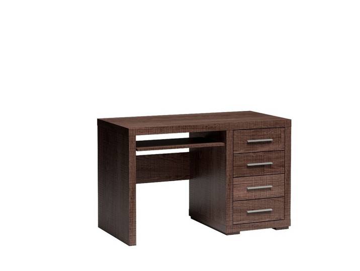 SCHREIBTISCH SALERNO 120x60x78 cm Bürotisch Computertisch, Braun