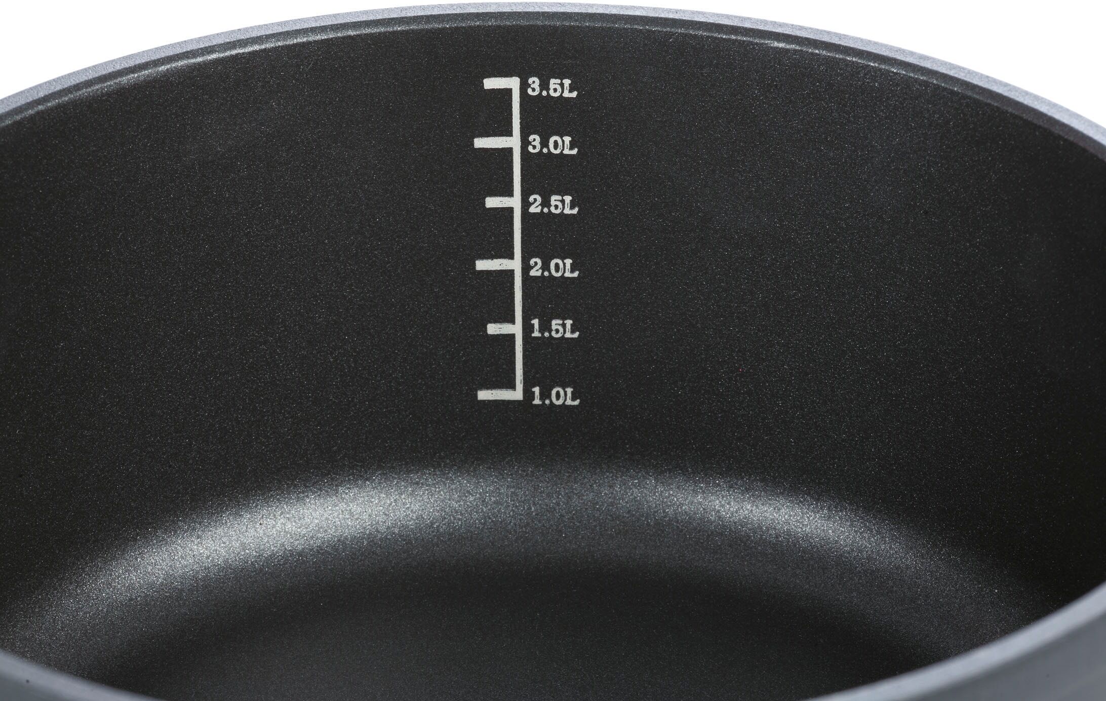 Kochtopf GSW "Scala", schwarz, H:9,5cm Ø:20cm, Töpfe, Kochtopf, Induktion