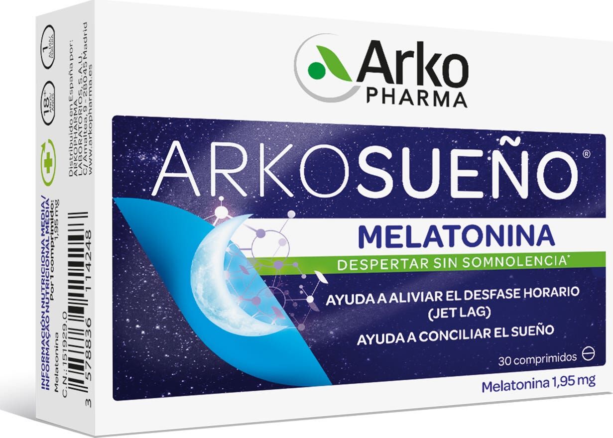 Arkopharma Arkosueño Melatonina 1.95mg 30comp