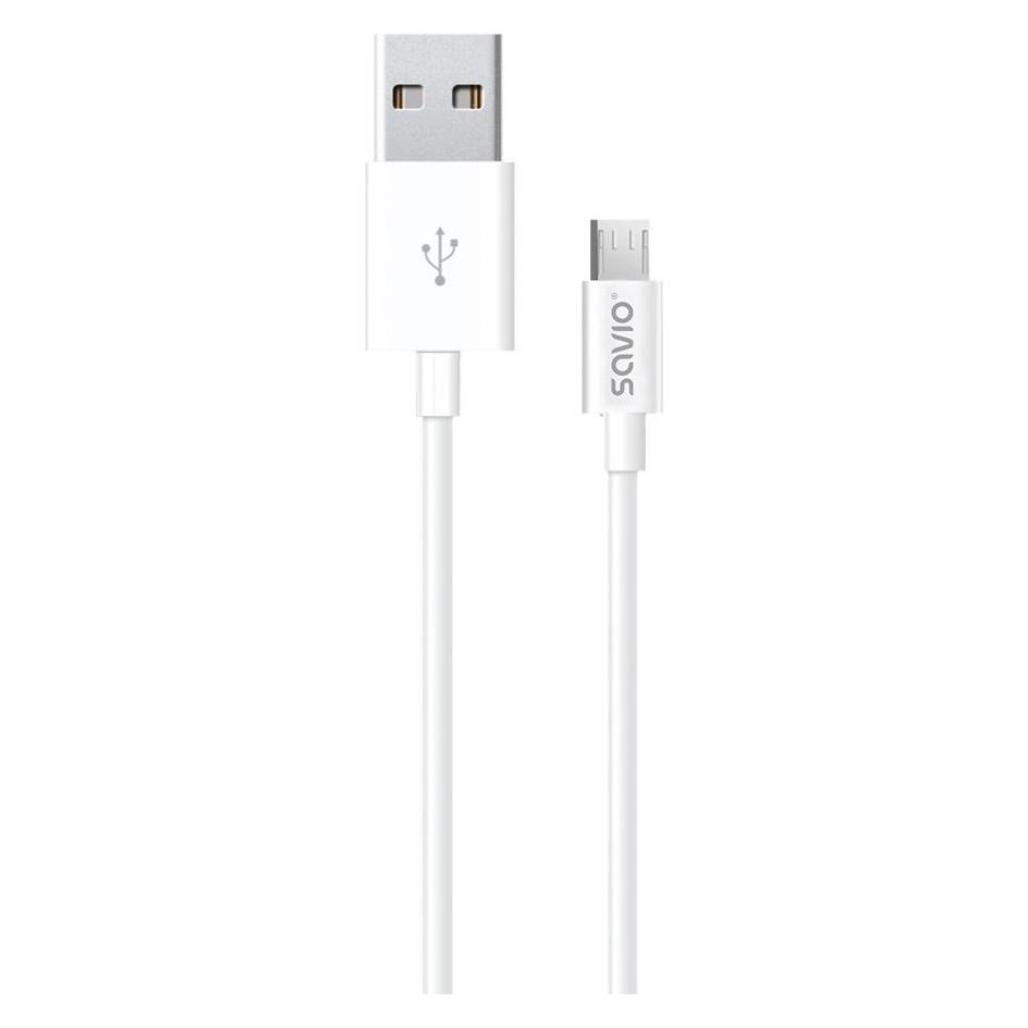 Savio USB A-Micro B USB (2 m, USB 2.0) (CL-124)