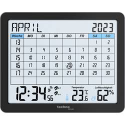 Techno Line WT2600 Funk Kalender Schwarz Alarmzeiten 2