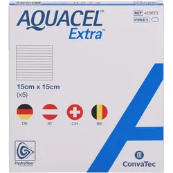 Aquacel Extra 15x15cm Verband 5 ST