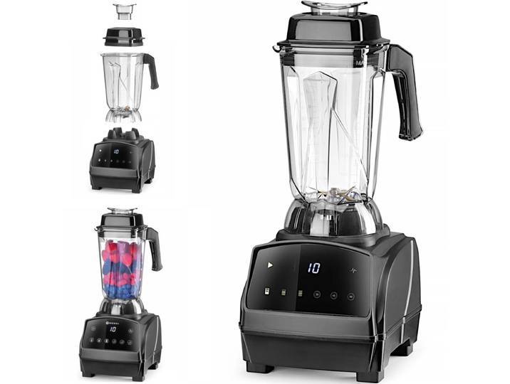 HENDI Digitale bar blender – 2\,5L – 3 snelheden – Pulse functie – Zwart