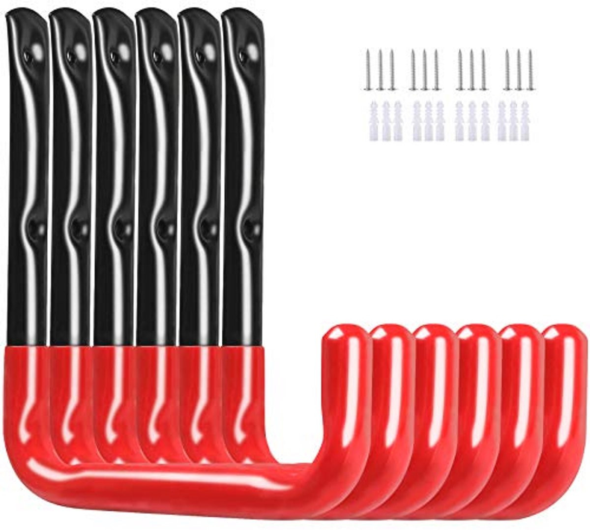 Muurhaken voor garage - Heavy load opslaghaken voor ladders en fietsen - Maximaal 60 kg capaciteit