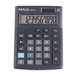 Maul MC 10 Tischrechner Schwarz Display (Stellen): 10 batteriebetrieben, solarbetrieben (B x H x T) 137 x 31 x 103 mm 7265490