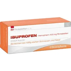 Ibuprofen-Hemopharm 400mg 50 St Filmtabletten