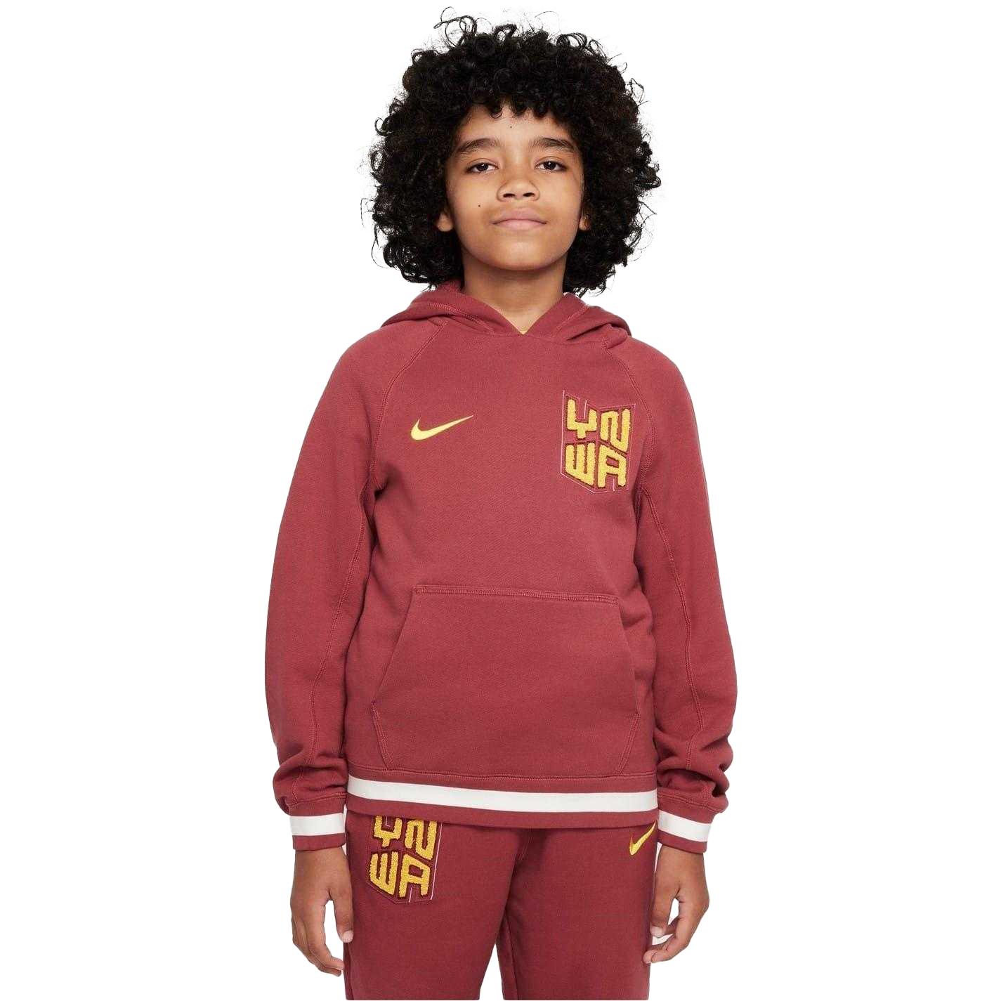 Nike - Kapuzenpullover für Kinder, Zum Überziehen (Rot)