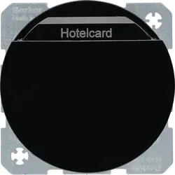 Berker 16402045 Relais-Schalter Hotelcard, R.x, schwarz