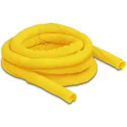 Delock, Kabelschutz + Kabelführung, Kabelschlauch selbstschliessend 5 m x 16 mm Gelb (Kabelschlauch, 500 cm)
