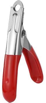 Happy Pet Pantry PrecisionGrip Pet Nail Clippers For Dogs & Cats Stainless Steel Pet Nail Trimmer red