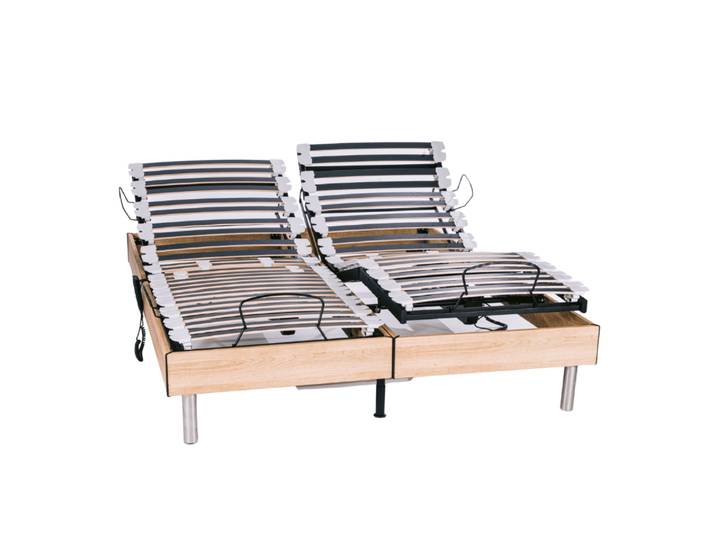 Le Nuit Paisible - Bois, Sans matelas, Tête de lit - Bois, 2x...
