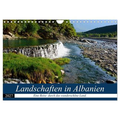 Landschaften in Albanien (Wandkalender 2027 DIN A4 quer), CALVENDO Monatskalender