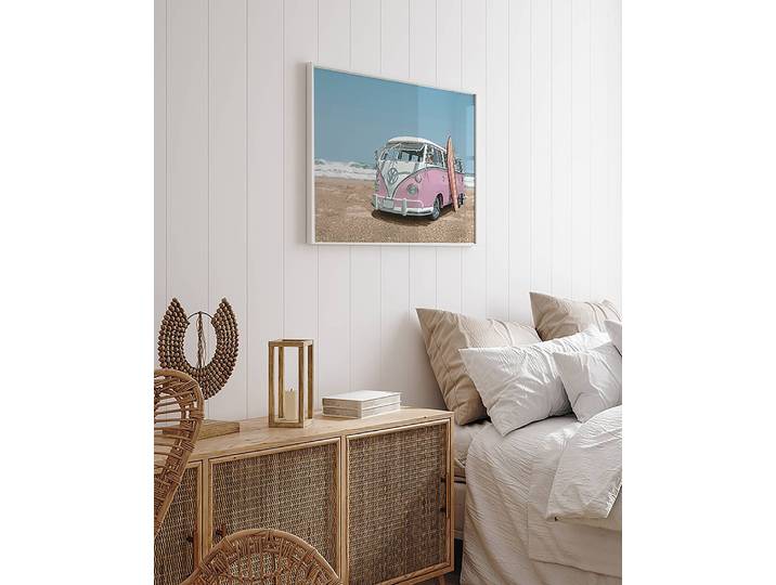 Bild Surf and Drivew Buche Massiv, lackiert Acrylglas Multicolor 52 x 62cm